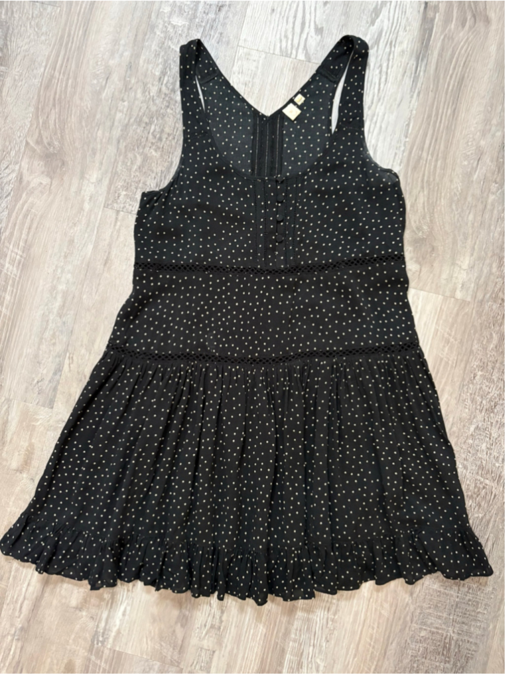 Anthropologie E by Eloise Starswing Star Print Chemise Mini Dress Size S